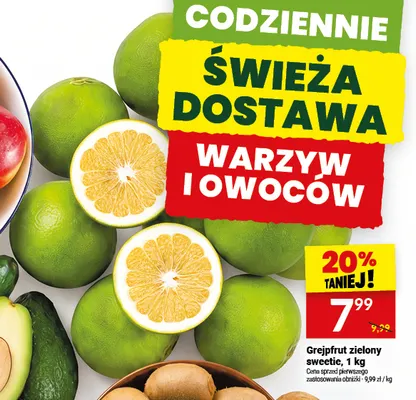 Grejpfruty zielone Sweetie promocja w Twój Market