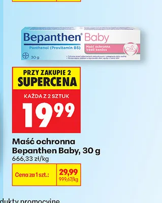 Maść ochronna Bepanthen Baby promocja w Biedronka