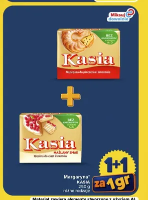 Margaryna Kasia o smaku maślanym promocja w Carrefour