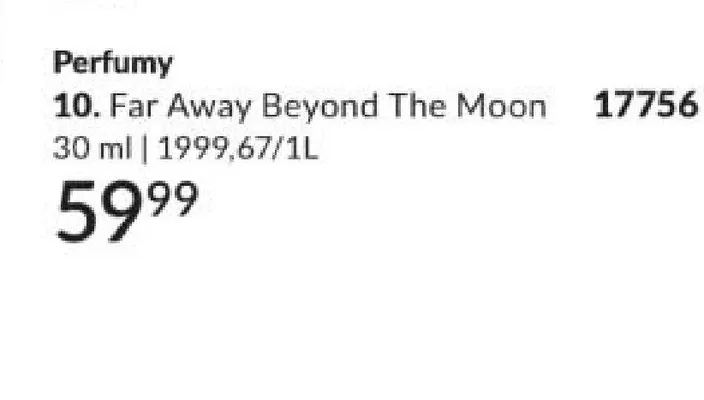 Perfumy Avon Far Away Beyond The Moon promocja w AVON