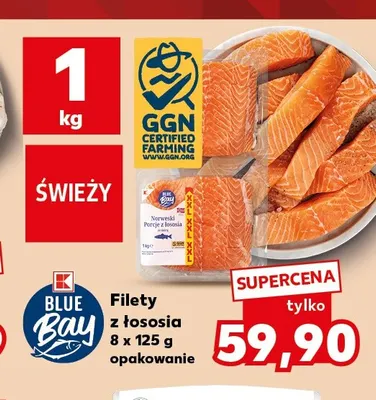 Filety z łososia 8-pak Blue Bay promocja w Kaufland