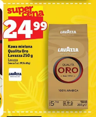 Kawa mielona Qualita Oro Lavazza promocja w TOPAZ