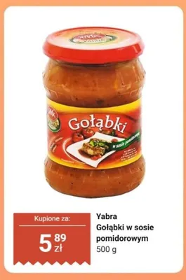 Gołąbki w sosie pomidorowym Yabra promocja w Dino
