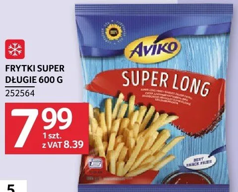 Frytki super długie 600 g Aviko promocja w Selgros