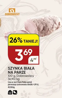 Szynka biała na parze Dobrowolscy promocja w Chata Polska