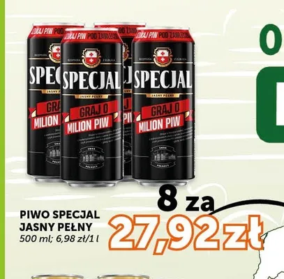 Piwo Specjal Jasny Pełny promocja w Groszek