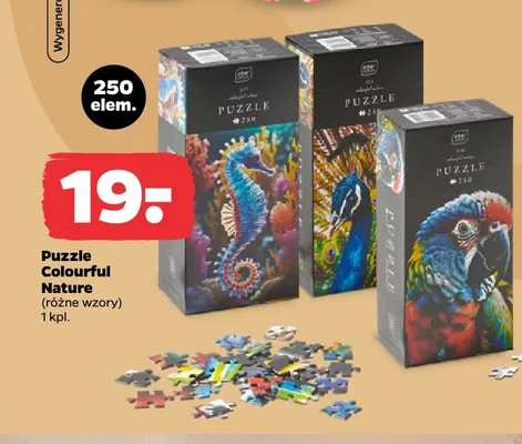 Puzzle Colourful Nature promocja w Netto
