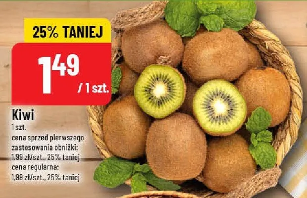 Kiwi 1 szt. promocja w POLOmarket