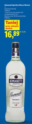 Aperitivo Bianco Wermut promocja w Lidl