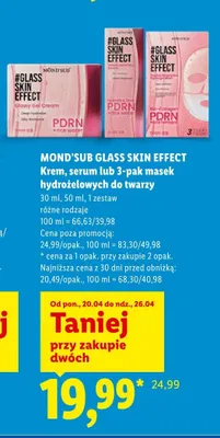 Krem Mond'Sub Glass Skin Effect promocja w Lidl