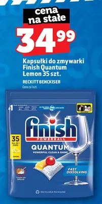 Kapsułki do zmywarki Finish Quantum Lemon promocja w TOPAZ