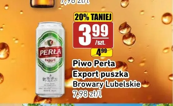 Piwo Perła Export promocja w API Market