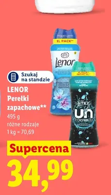 Perełki zapachowe Lenor promocja w Lidl