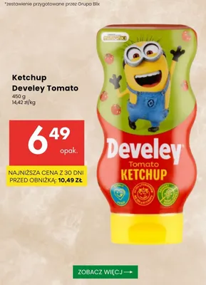 Ketchup tomato promocja w Delikatesy Centrum