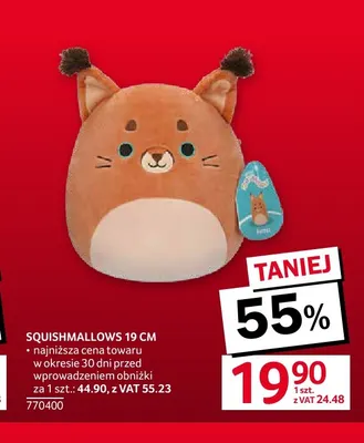 Maskotka Squishmallows 19 cm promocja w Selgros
