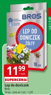 Lep do doniczek żółty promocja w Leclerc