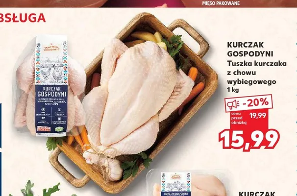 Tuszka kurczaka z chowu wybiegowego Kurczak Gospodyni promocja w Kaufland