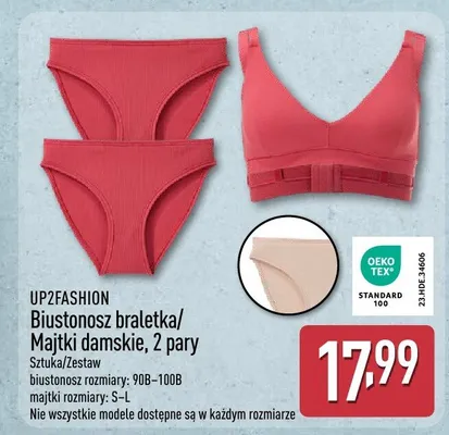Majtki damskie, 2 pary promocja w Aldi