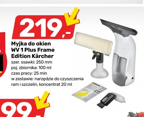 Myjka do okien Kärcher Wv 1 Plus Frame Edition promocja w Bricomarche