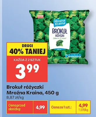 Brokuł różyczki Mroźna Kraina promocja w Biedronka