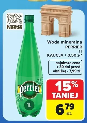 Woda mineralna Perrier promocja w Carrefour