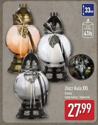 Znicz Kula Xxl promocja w Aldi