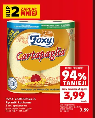 Ręczniki kuchenne Cartapaglia Foxy promocja w Kaufland