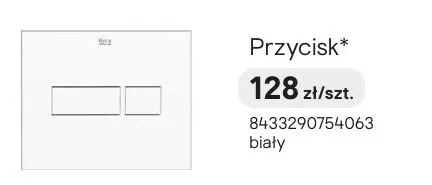 Przycisk spłukujący Roca biały promocja w Castorama