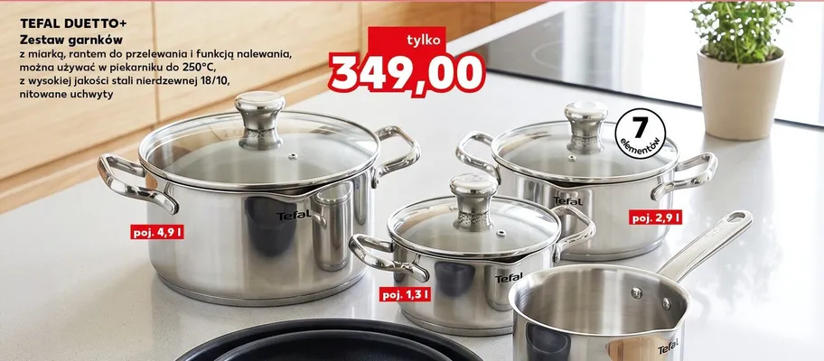Zestaw garnków Tefal Duetto+ promocja w Kaufland