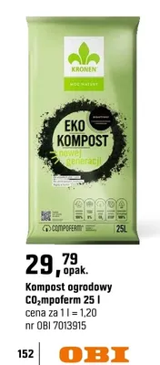 Kompost ogrodowy CO₂ pro-term promocja w OBI