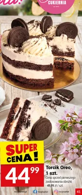 Torcik Oreo Cukiernia Białecki promocja w Twój Market