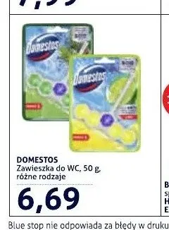 Zawieszka do WC Domestos promocja w Blue Stop