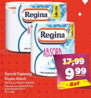 Ręcznik Papierowy Regina Absorb Sofidel promocja w Arhelan