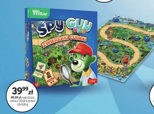 Gra Spy Guy Kids Zwierzaki Cudaki Trefl promocja w Empik