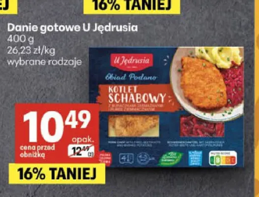 Danie gotowe U Jędrusia promocja w Delikatesy Centrum