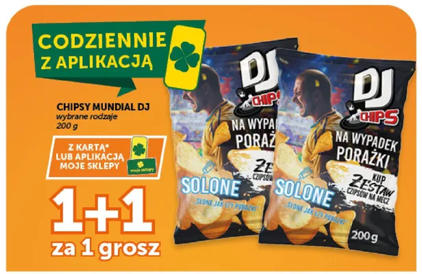 Chipsy solone DJ Chips promocja w Euro Sklep