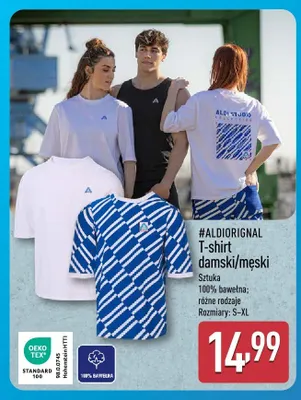 T-shirt męski #ALDIORIGNAL promocja w Aldi