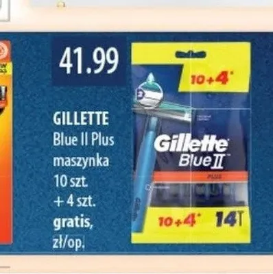 Maszynki jednorazowe do golenia Gillette Blue II Plus 10-pak promocja w Drogerie Laboo