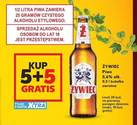Piwo Żywiec 5,6% promocja w Kaufland