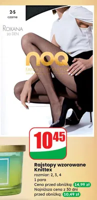 Rajstopy wzorowane promocja w Dino