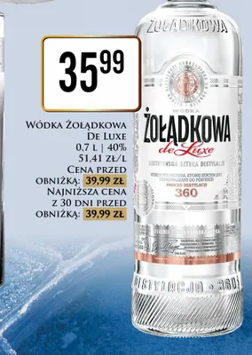 Wódka Żołądkowa de Luxe promocja w Dino