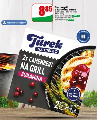Ser Camembert na grill z żurawiną Turek promocja w Dino