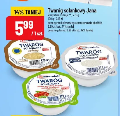 Twaróg solankowy Jana wędzony promocja w POLOmarket