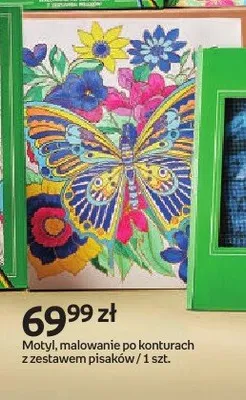Motyl malowanie po konturach z zestawem pisaków CREADU promocja w Dzień Dziecka