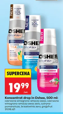 Koncentrat drop in Oshee grejpfrut promocja w Biedronka