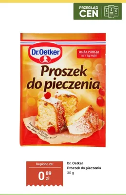 Proszek do pieczenia promocja w Biedronka