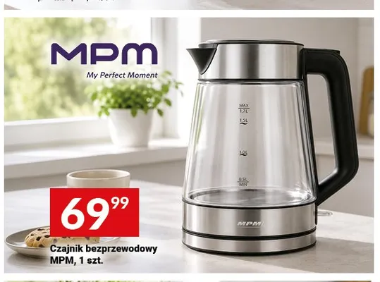 Czajnik bezprzewodowy MPM promocja w Twój Market