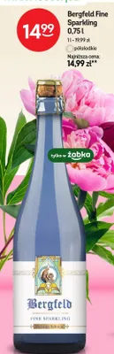 Wino musujące Bergfeld Fine Sparkling półsłodkie promocja w Żabka