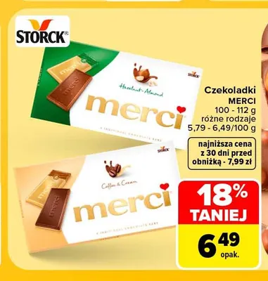 Czekoladki Merci promocja w Carrefour