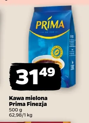 Kawa mielona Prima Finezja promocja w Netto